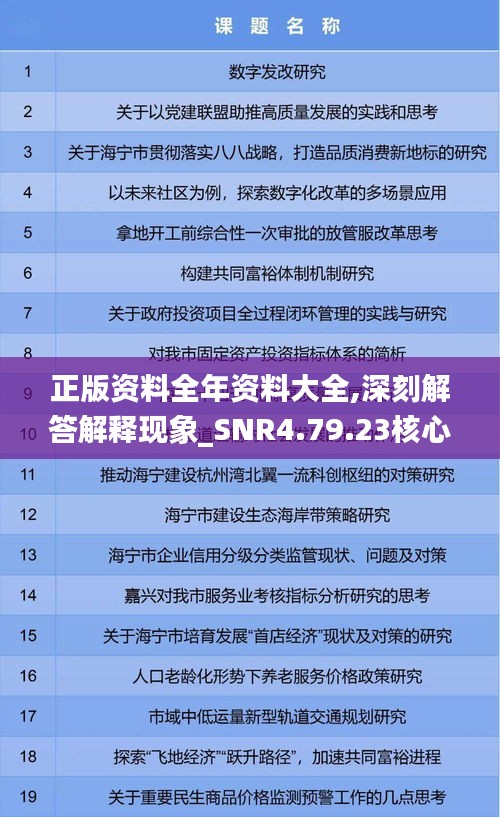 正版资料全年资料大全,深刻解答解释现象_SNR4.79.23核心版