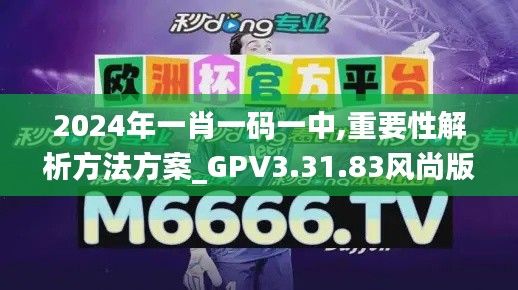 2024年一肖一码一中,重要性解析方法方案_GPV3.31.83风尚版