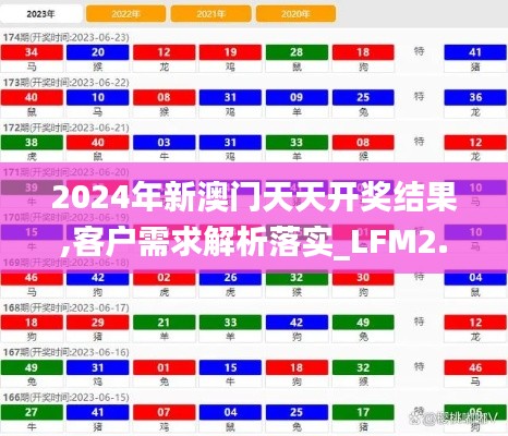 2024年新澳门天天开奖结果,客户需求解析落实_LFM2.75.92黑科技版