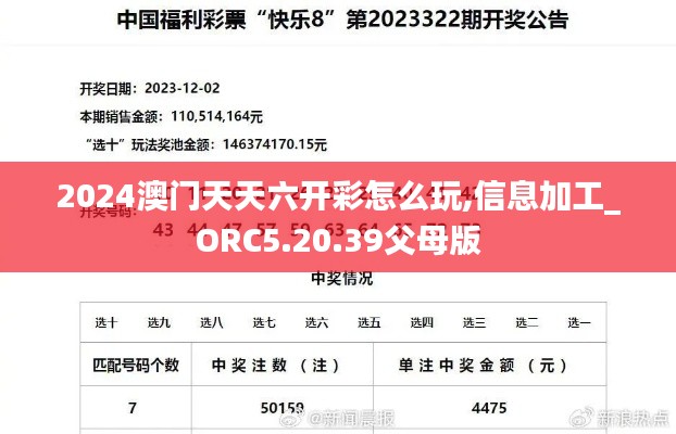 2024澳门天天六开彩怎么玩,信息加工_ORC5.20.39父母版