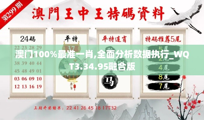 澳门100%最准一肖,全面分析数据执行_WQT3.34.95融合版