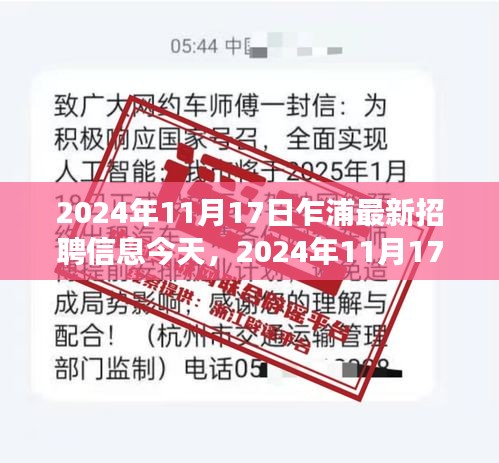 2024年11月17日乍浦最新招聘信息汇总与展望