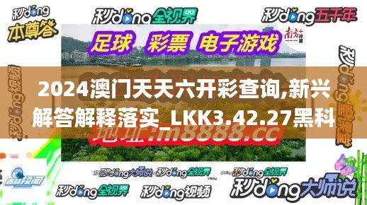 2024澳门天天六开彩查询,新兴解答解释落实_LKK3.42.27黑科技版