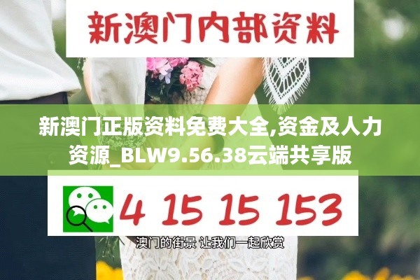 新澳门正版资料免费大全,资金及人力资源_BLW9.56.38云端共享版