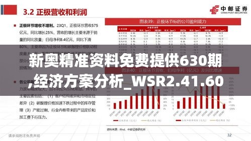 新奥精准资料免费提供630期,经济方案分析_WSR2.41.60互联版