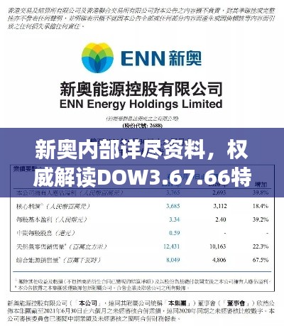 新奥内部详尽资料，权威解读DOW3.67.66特供版