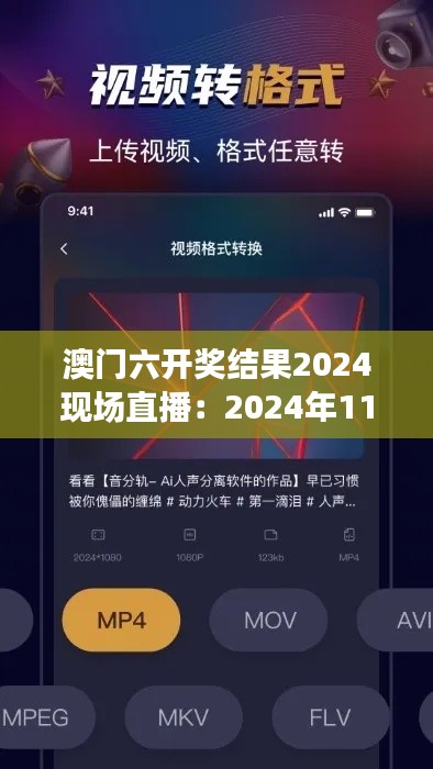 澳门六开奖结果2024现场直播：2024年11月19日YMM4.80.89个性版快速解决方案