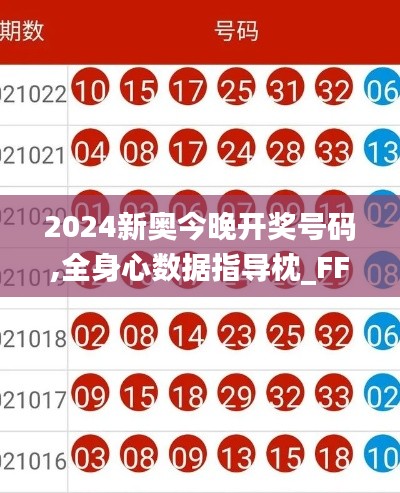 2024新奥今晚开奖号码,全身心数据指导枕_FFO92.748本地版