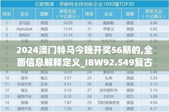 2024澳门特马今晚开奖56期的,全面信息解释定义_IBW92.549复古版