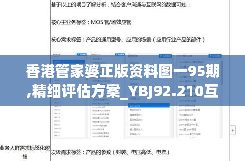 香港管家婆正版资料图一95期,精细评估方案_YBJ92.210互联版