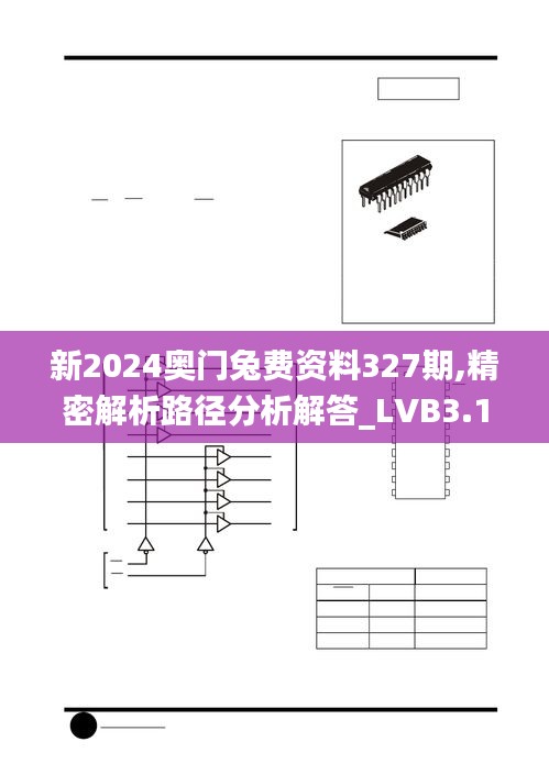 新2024奥门兔费资料327期,精密解析路径分析解答_LVB3.16