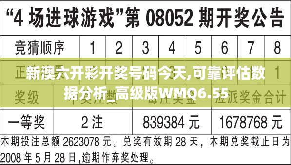 新澳六开彩开奖号码今天,可靠评估数据分析_高级版WMQ6.55