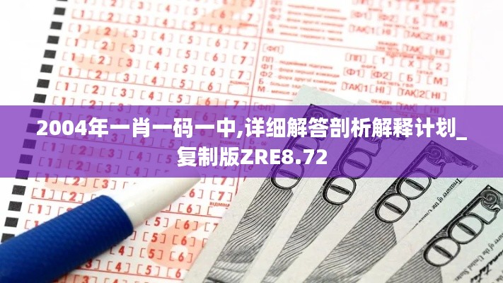 2004年一肖一码一中,详细解答剖析解释计划_复制版ZRE8.72