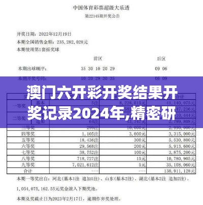 澳门六开彩开奖结果开奖记录2024年,精密研究解答解释现象_抗菌版LAA5.64