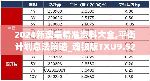 2024新澳最精准资料大全,平衡计划息法策略_魂银版TXU9.52