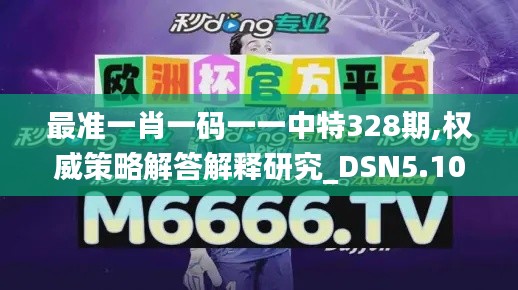 最准一肖一码一一中特328期,权威策略解答解释研究_DSN5.10