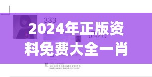 2024年正版资料免费大全一肖333期,详细解析解答解释策略_EFM1.38