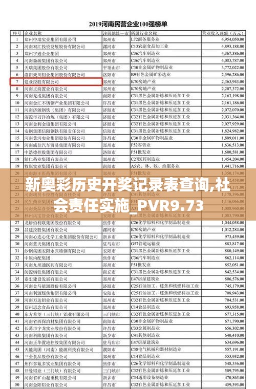 新奥彩历史开奖记录表查询,社会责任实施_PVR9.73