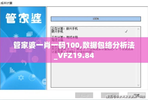 管家婆一肖一码100,数据包络分析法_VFZ19.84