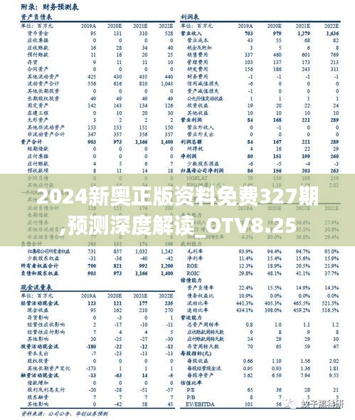 2024新奥正版资料免费327期,预测深度解读_OTV8.25