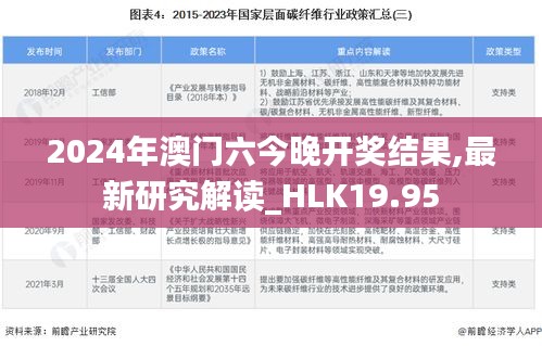 2024年澳门六今晚开奖结果,最新研究解读_HLK19.95