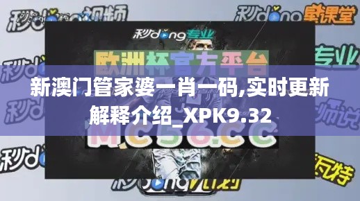 新澳门管家婆一肖一码,实时更新解释介绍_XPK9.32