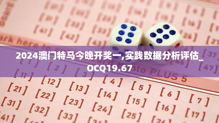 2024澳门特马今晚开奖一,实践数据分析评估_OCQ19.67