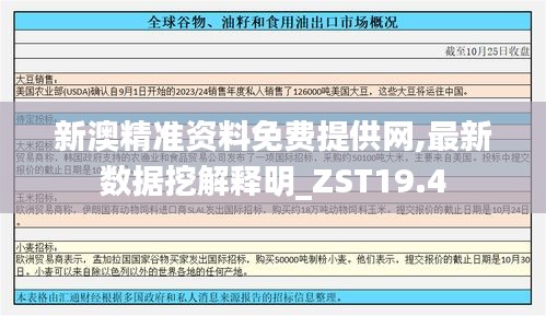 新澳精准资料免费提供网,最新数据挖解释明_ZST19.4