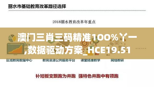 澳门三肖三码精准1OO%丫一,数据驱动方案_HCE19.51