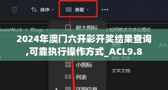 2024年澳门六开彩开奖结果查询,可靠执行操作方式_ACL9.8