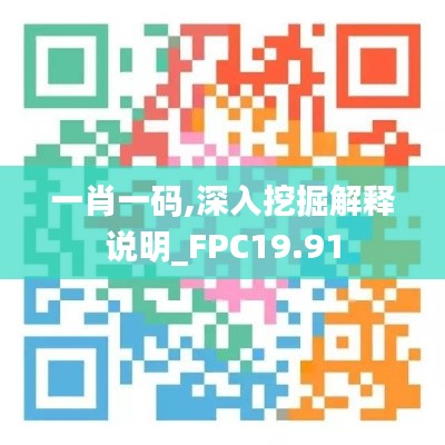 一肖一码,深入挖掘解释说明_FPC19.91