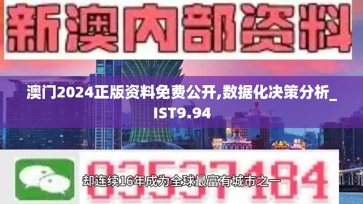 澳门2024正版资料免费公开,数据化决策分析_IST9.94