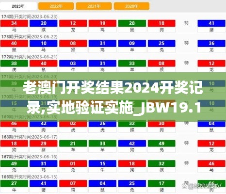 老澳门开奖结果2024开奖记录,实地验证实施_JBW19.19