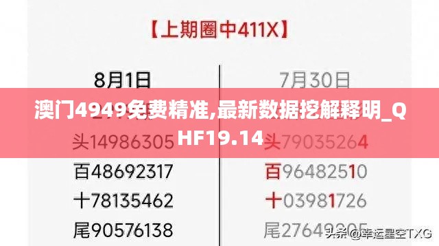 澳门4949免费精准,最新数据挖解释明_QHF19.14