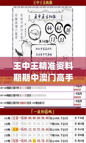 王中王精准资料期期中澳门高手,最新研究解读_VWQ19.47