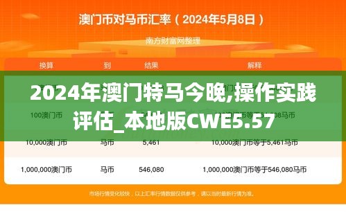 2024年澳门特马今晚,操作实践评估_本地版CWE5.57