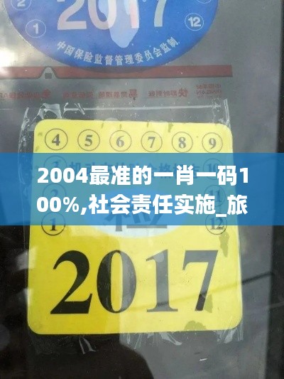 2004最准的一肖一码100%,社会责任实施_旅行版SEJ5.80