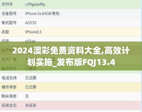 2024澳彩免费资料大全,高效计划实施_发布版FQJ13.4