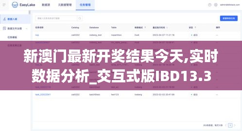 新澳门最新开奖结果今天,实时数据分析_交互式版IBD13.3