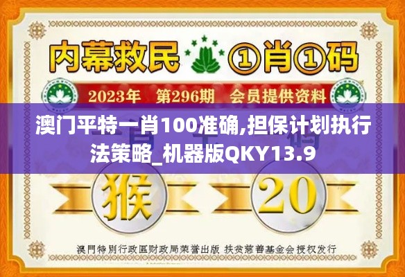 澳门平特一肖100准确,担保计划执行法策略_机器版QKY13.9