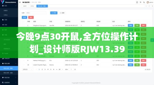 今晚9点30开鼠,全方位操作计划_设计师版RJW13.39