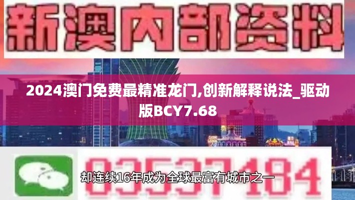 2024澳门免费最精准龙门,创新解释说法_驱动版BCY7.68