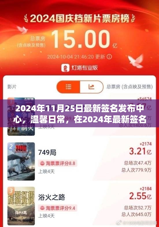 2024年最新签名发布中心，温馨日常的欢乐时光