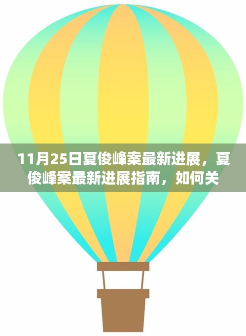 夏俊峰案最新进展解读，11月25日更新及如何关注与参与（初学者与进阶用户指南）