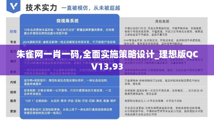 朱雀网一肖一码,全面实施策略设计_理想版QCV13.93