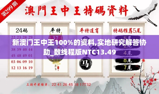 新澳门王中王100%的资料,实地研究解答协助_数线程版NTC13.49