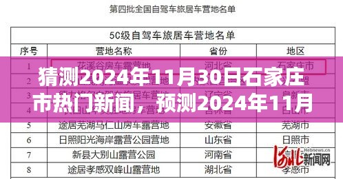 2024年11月30日石家庄市热门新闻动向预测