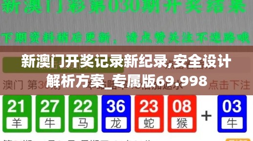 新澳门开奖记录新纪录,安全设计解析方案_专属版69.998