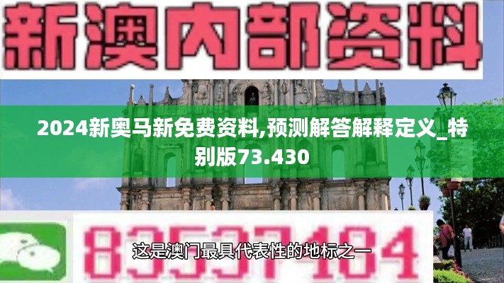 2024新奥马新免费资料,预测解答解释定义_特别版73.430