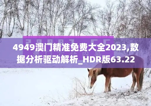 4949澳门精准免费大全2023,数据分析驱动解析_HDR版63.227